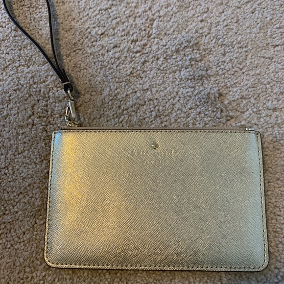 kate spade Bags Kate Spade Gold Wristlet Poshmark
